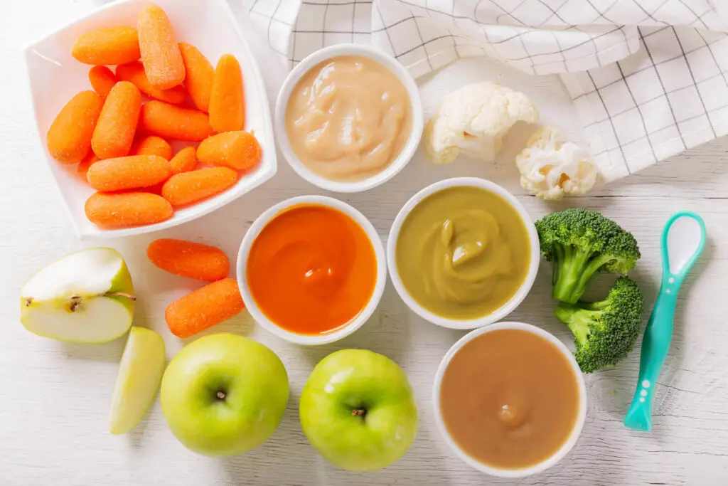 alimentos para bebes de 8 meses vegetales