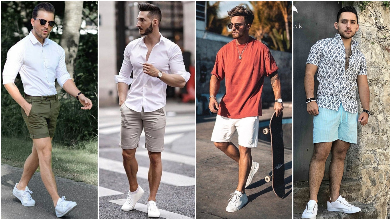 Como shorts para hombres con mucho el verano