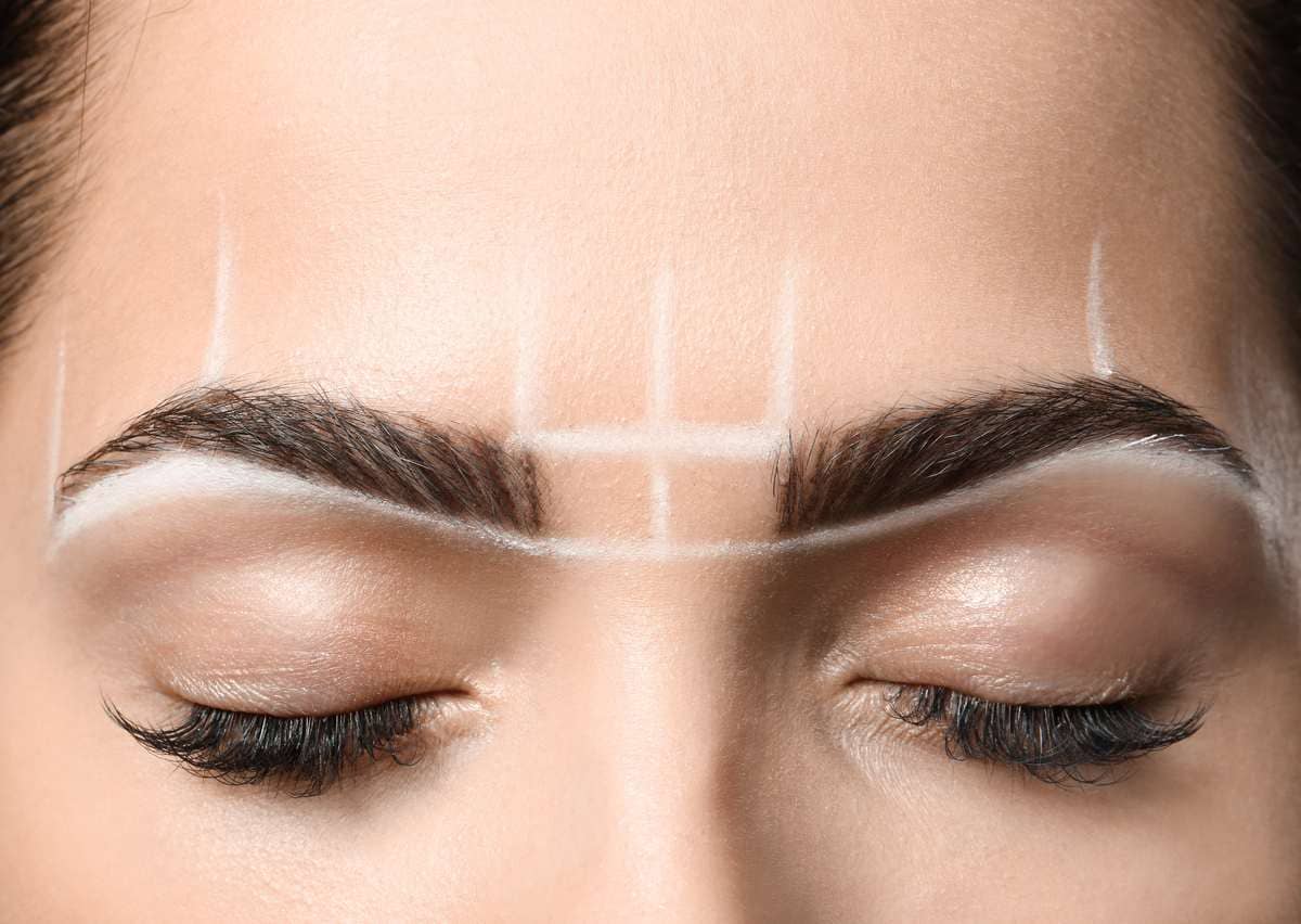 cejas curvadas forma