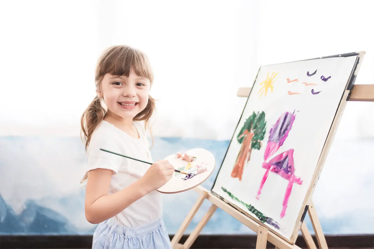 actividad con pinturas para ninos de 4 anos