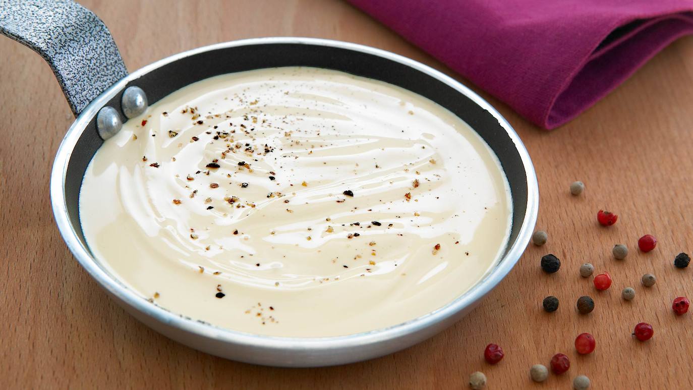 Salsas con leche y queso Salsas con leche y queso
