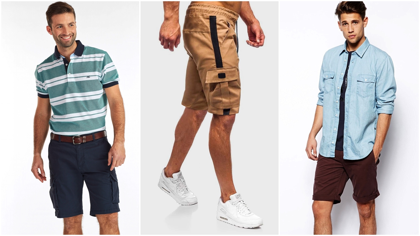 Short cargo hombre