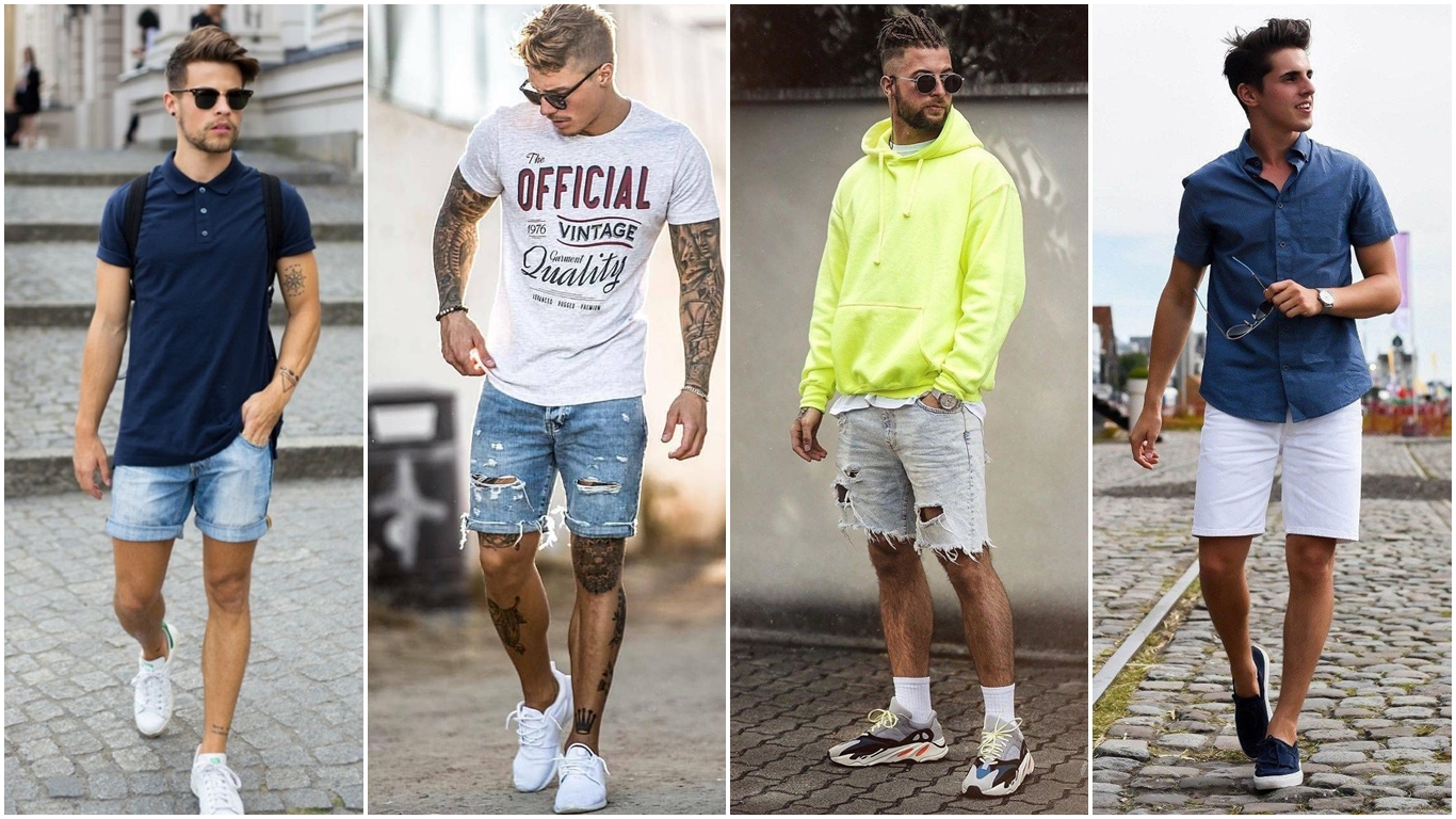 16+ Looks casuales con Short de Mezclilla para hombre