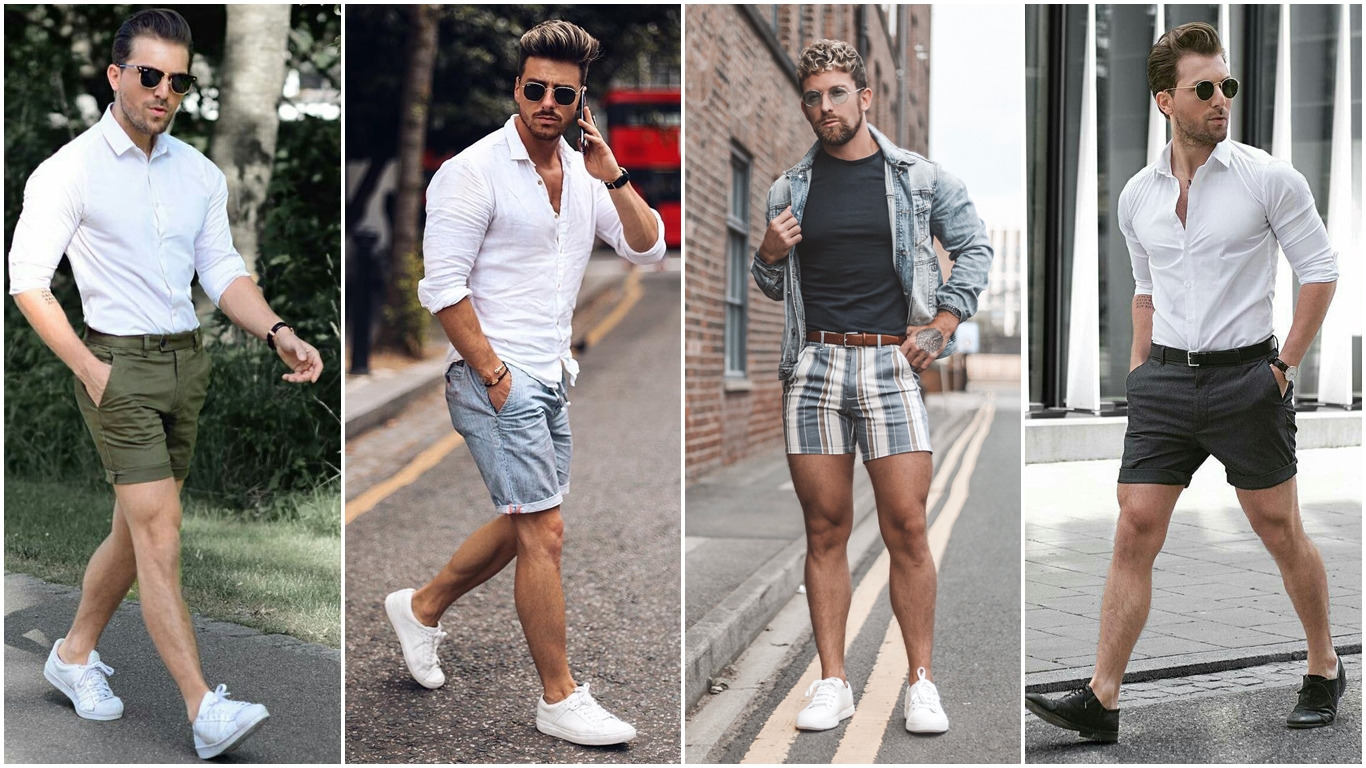 shorts para hombres al estilo clásico