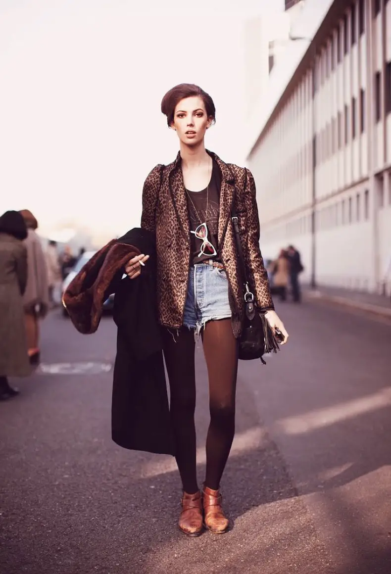 Short con medias Short con medias