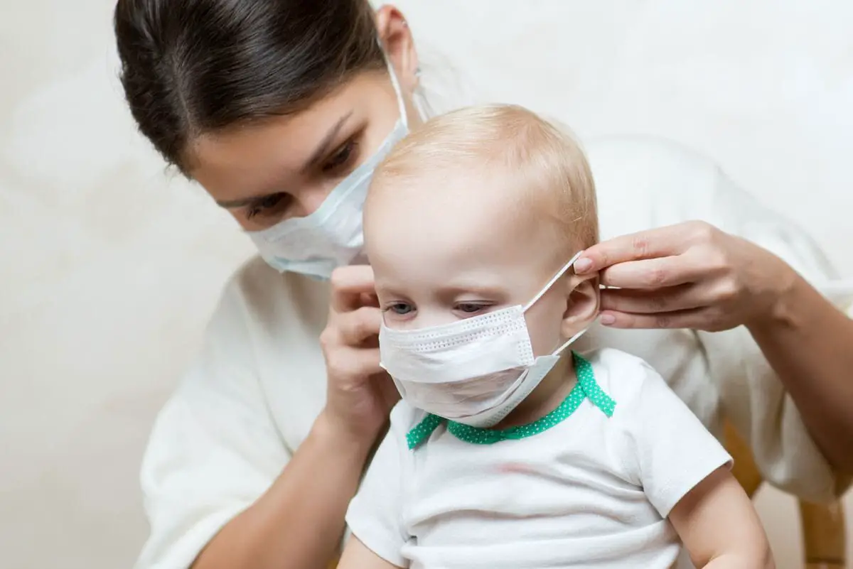 es peligroso que un bebe use mascarilla