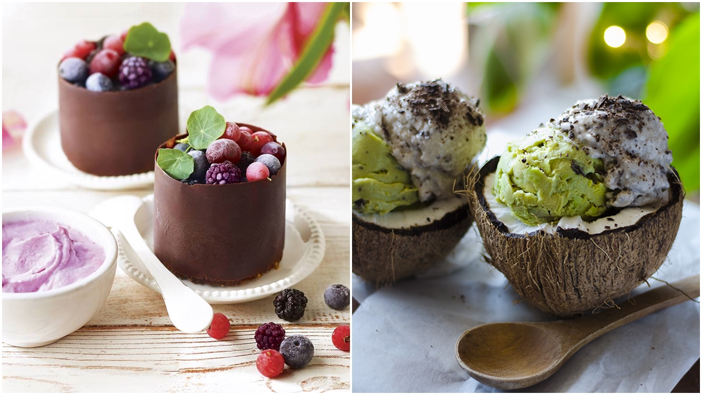 Postres veganos gourmet
