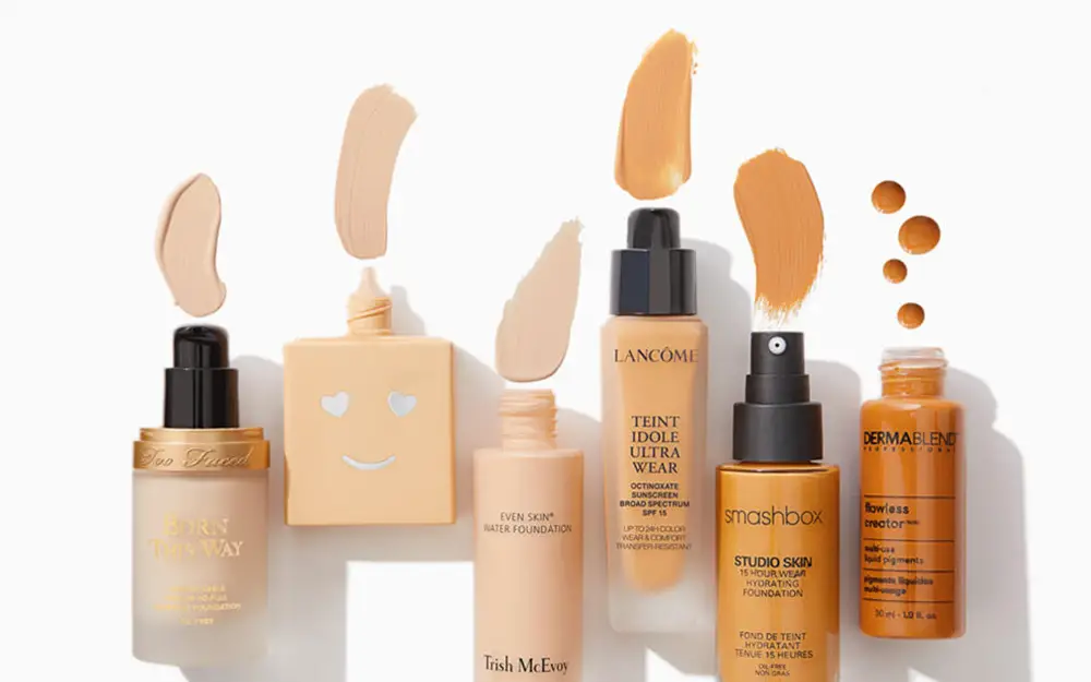 base de maquillaje liquida tipos