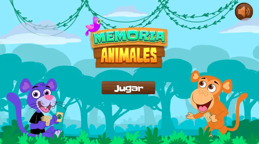 juegos online para ninos memorama de animales