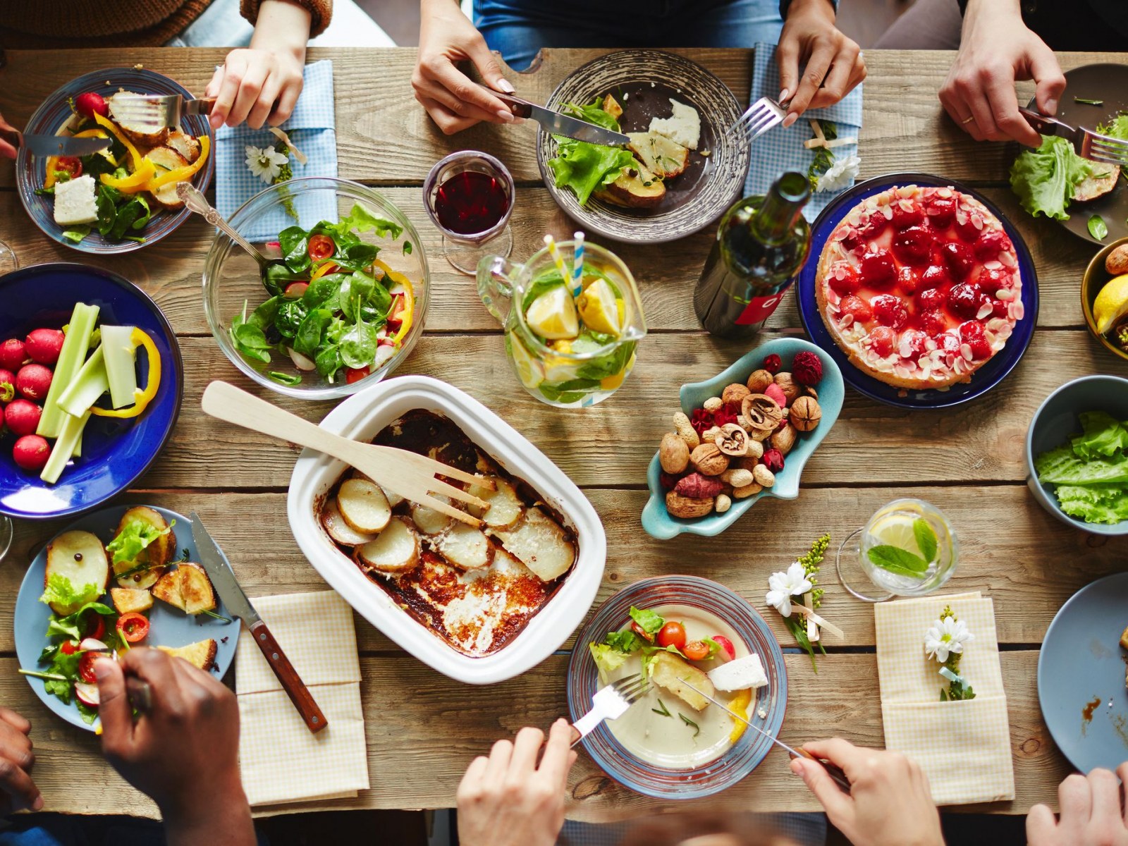 menu de cenas que comer