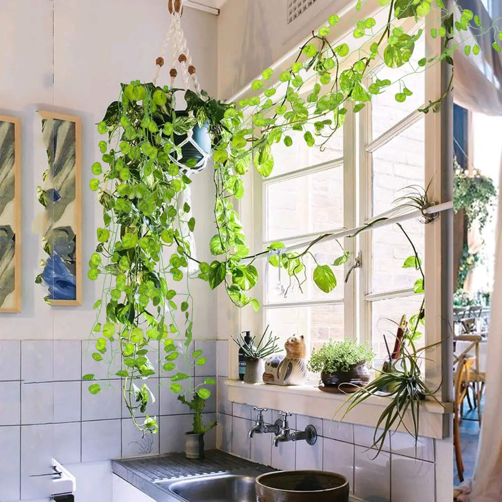 Plantas artificiales decorativas para interiores 17