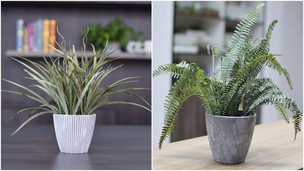 Plantas artificiales decorativas para interiores