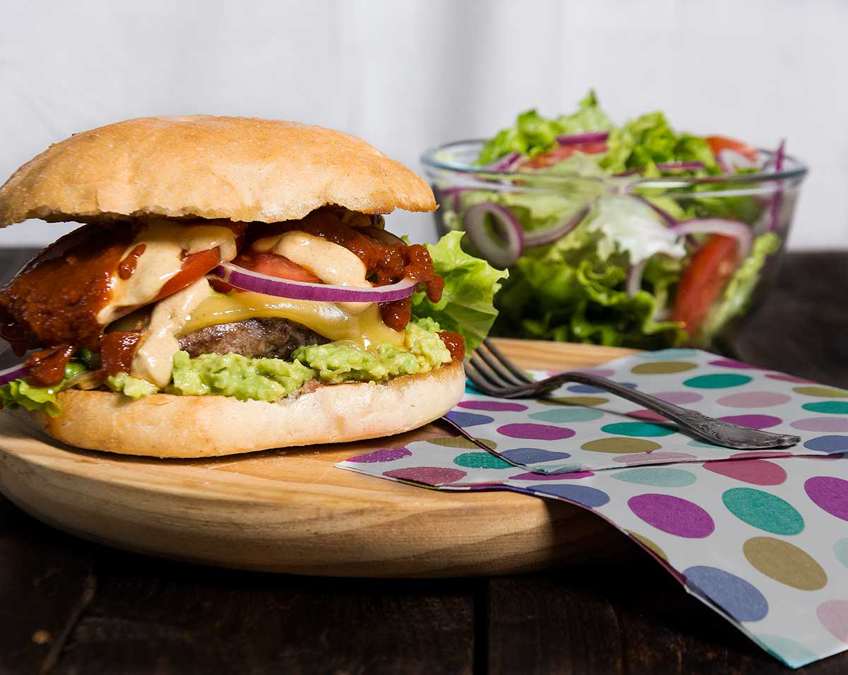 Receta de hamburguesa mixta Receta de hamburguesa mixta