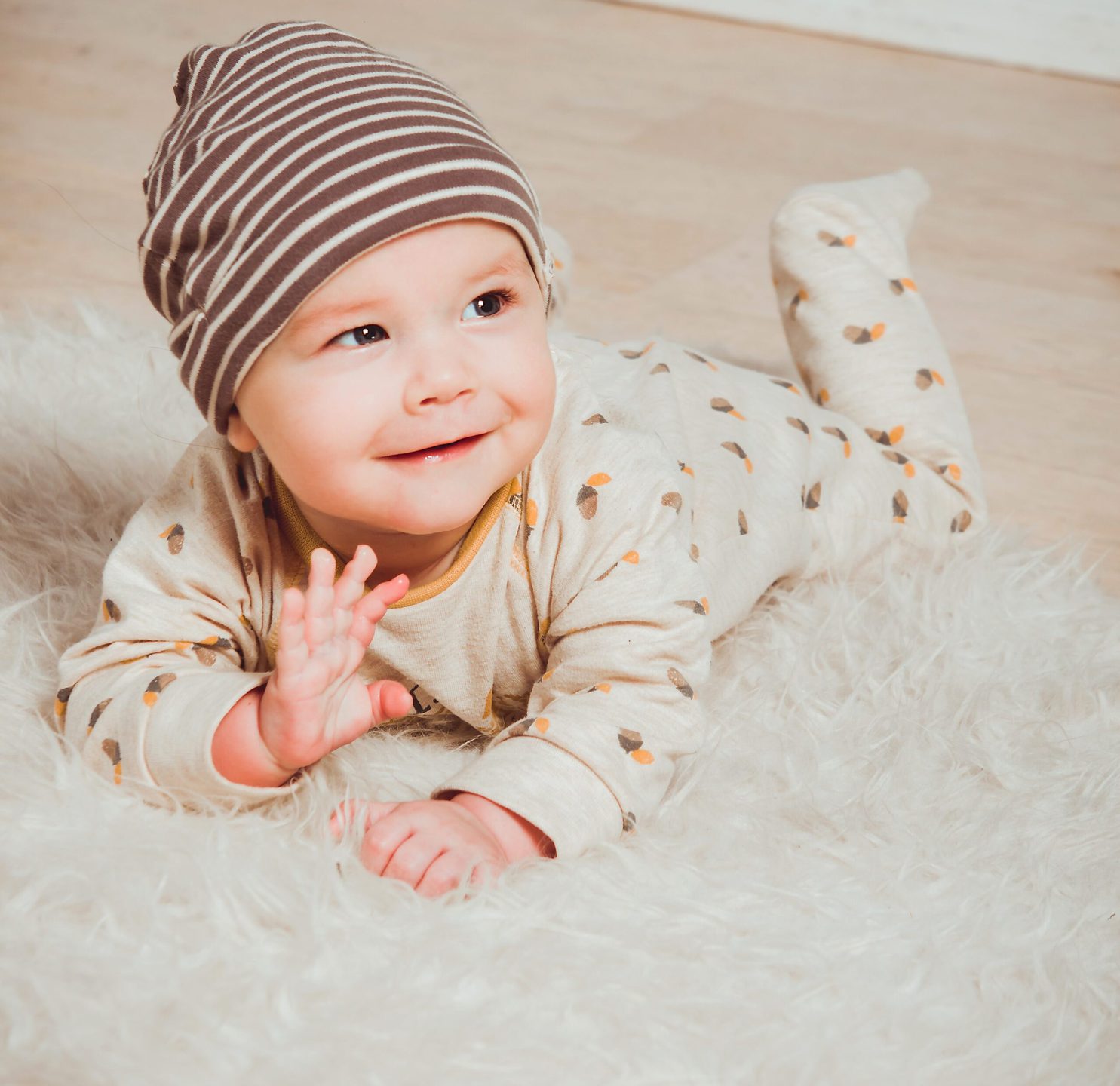 Como hacer una sesión de fotos para bebes en casa 14