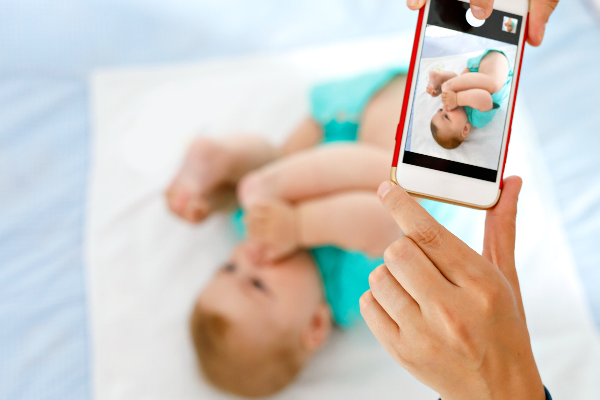 Como hacer una sesión de fotos para bebes en casa 6