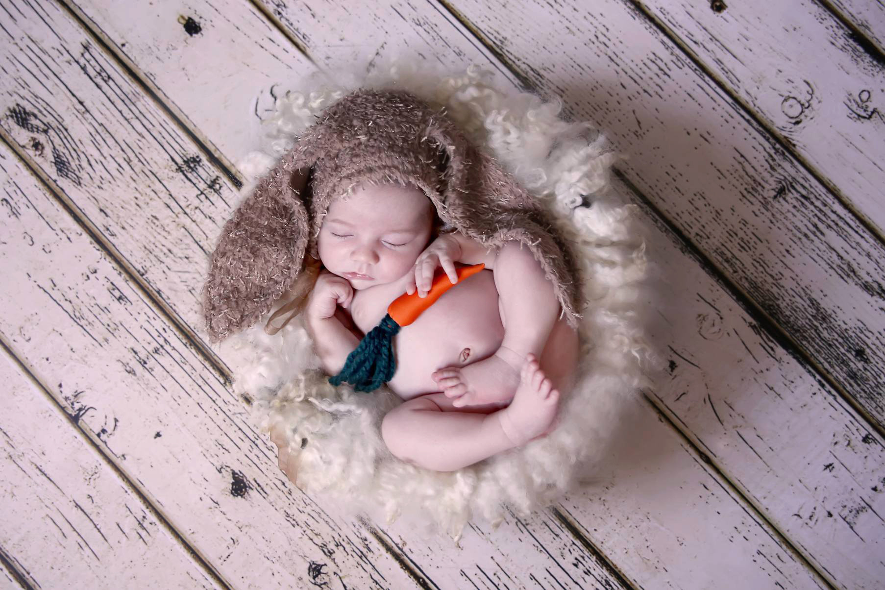 Como hacer una sesión de fotos para bebes en casa 8