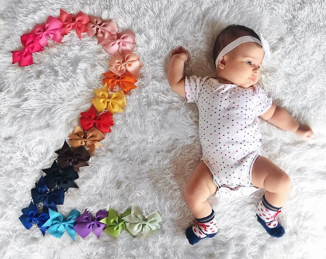 Ideas para fotos de bebes mes a mes 2