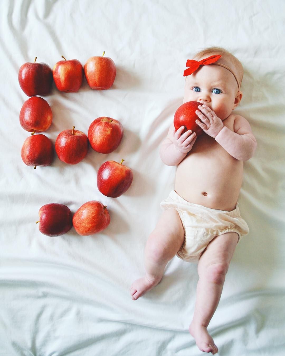 Ideas para fotos de bebes mes a mes 5