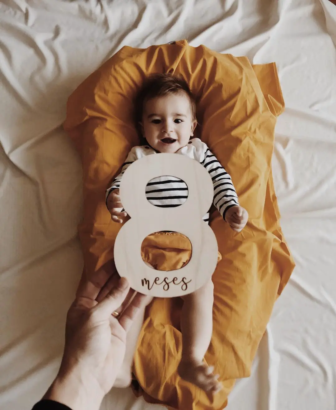 Ideas para fotos de bebes mes a mes 8