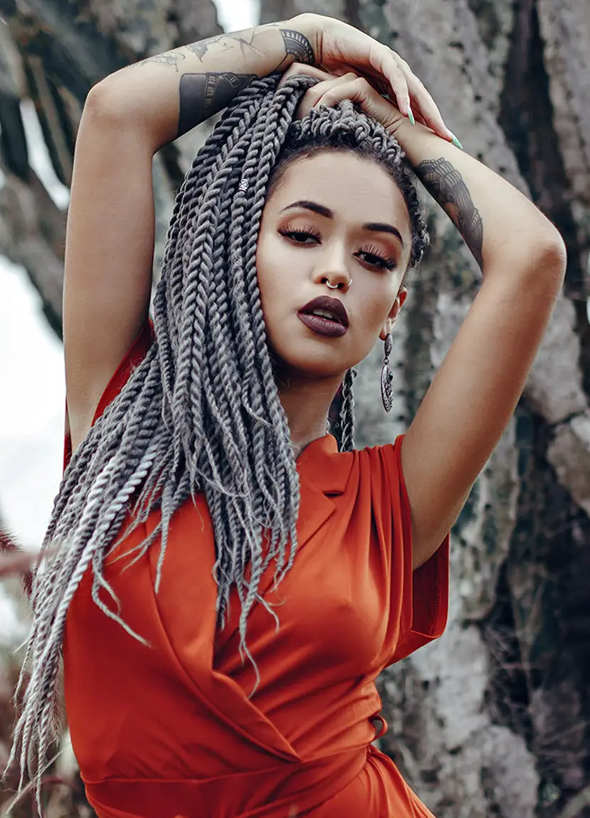 trenzas africanas con lana 28