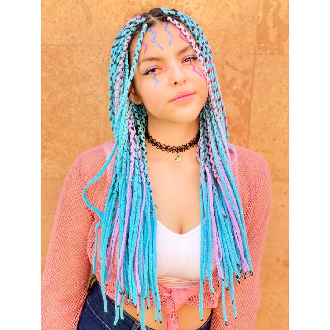 trenzas africanas con lana 3