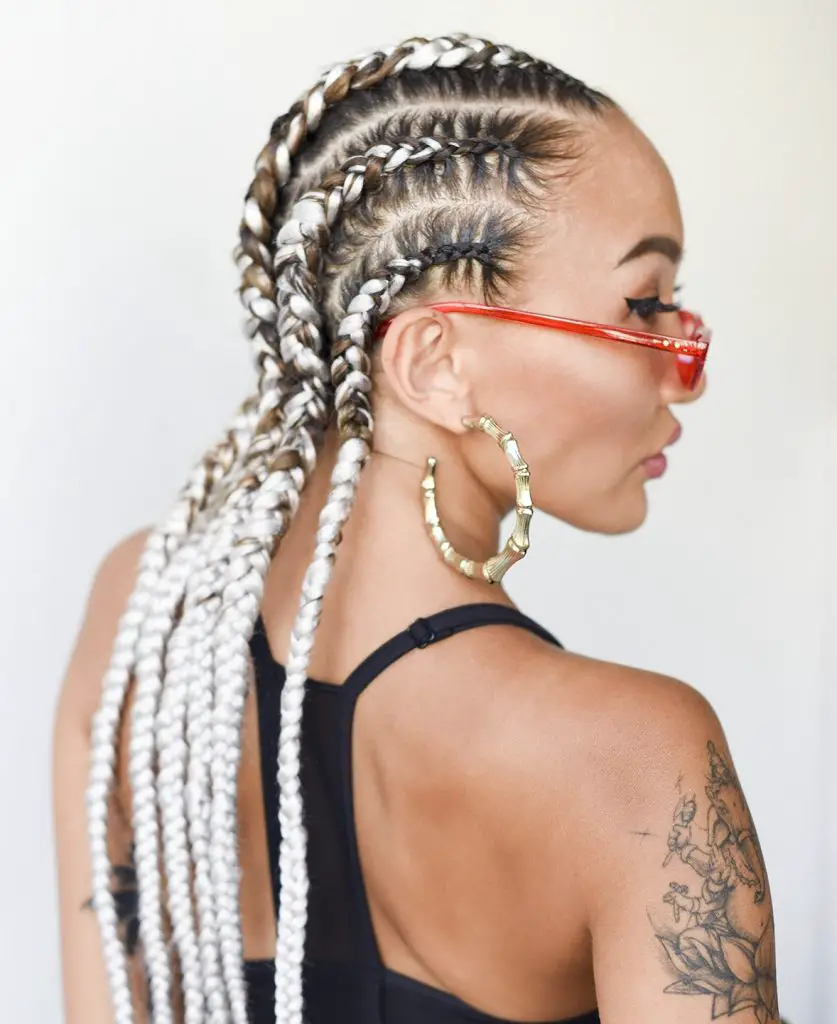 trenzas africanas con lana 5