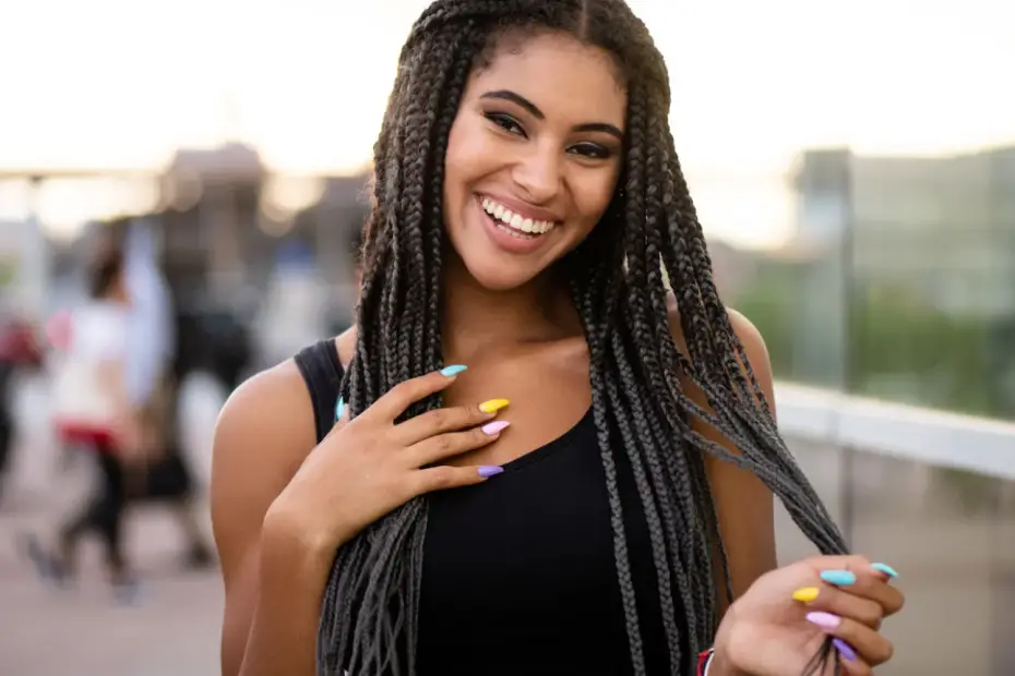 trenzas caribenas mujer