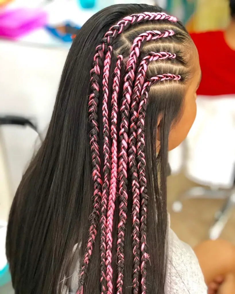 Trenzas De Colores Para Niasnull
