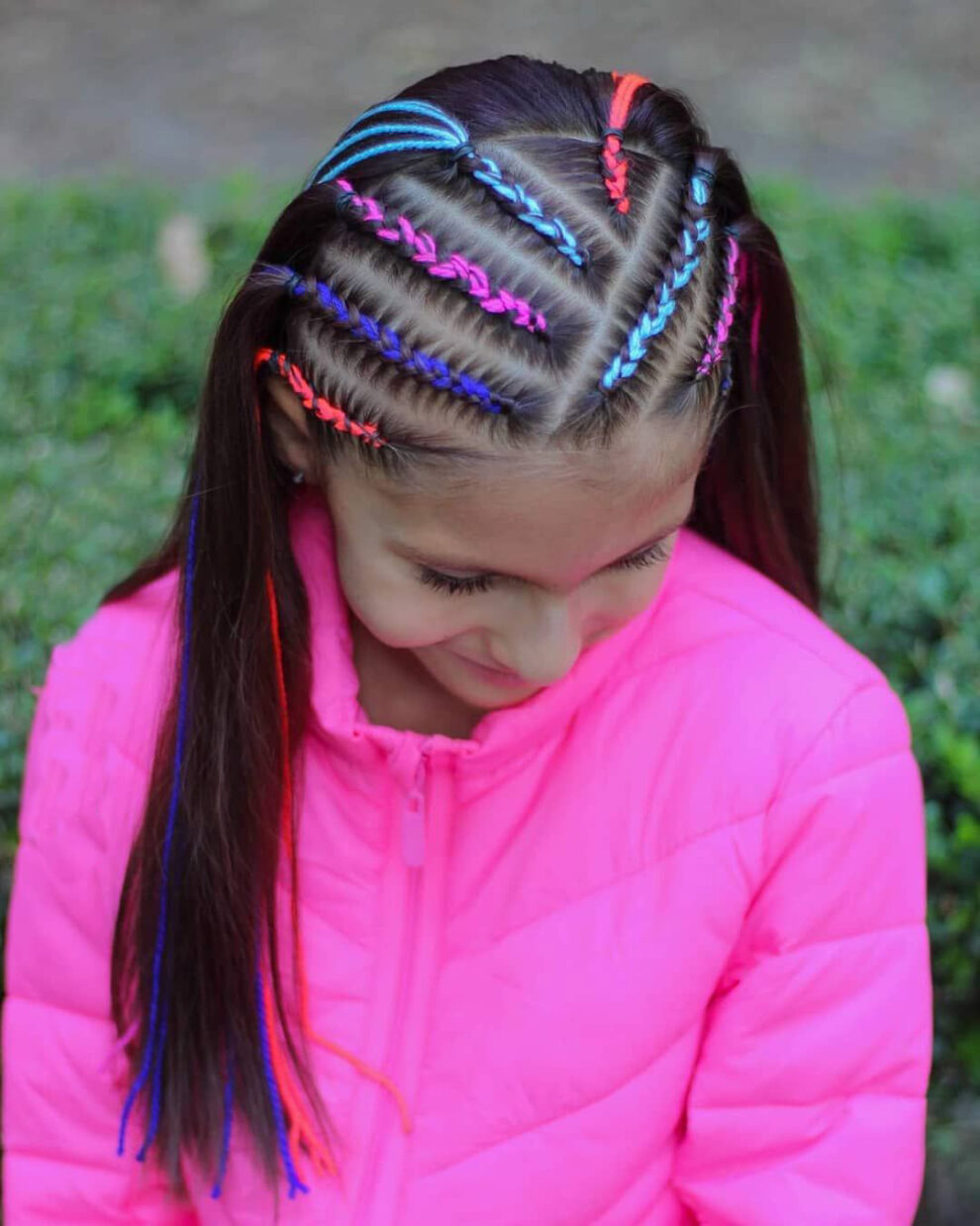 Trenzas De Colores Para Nias