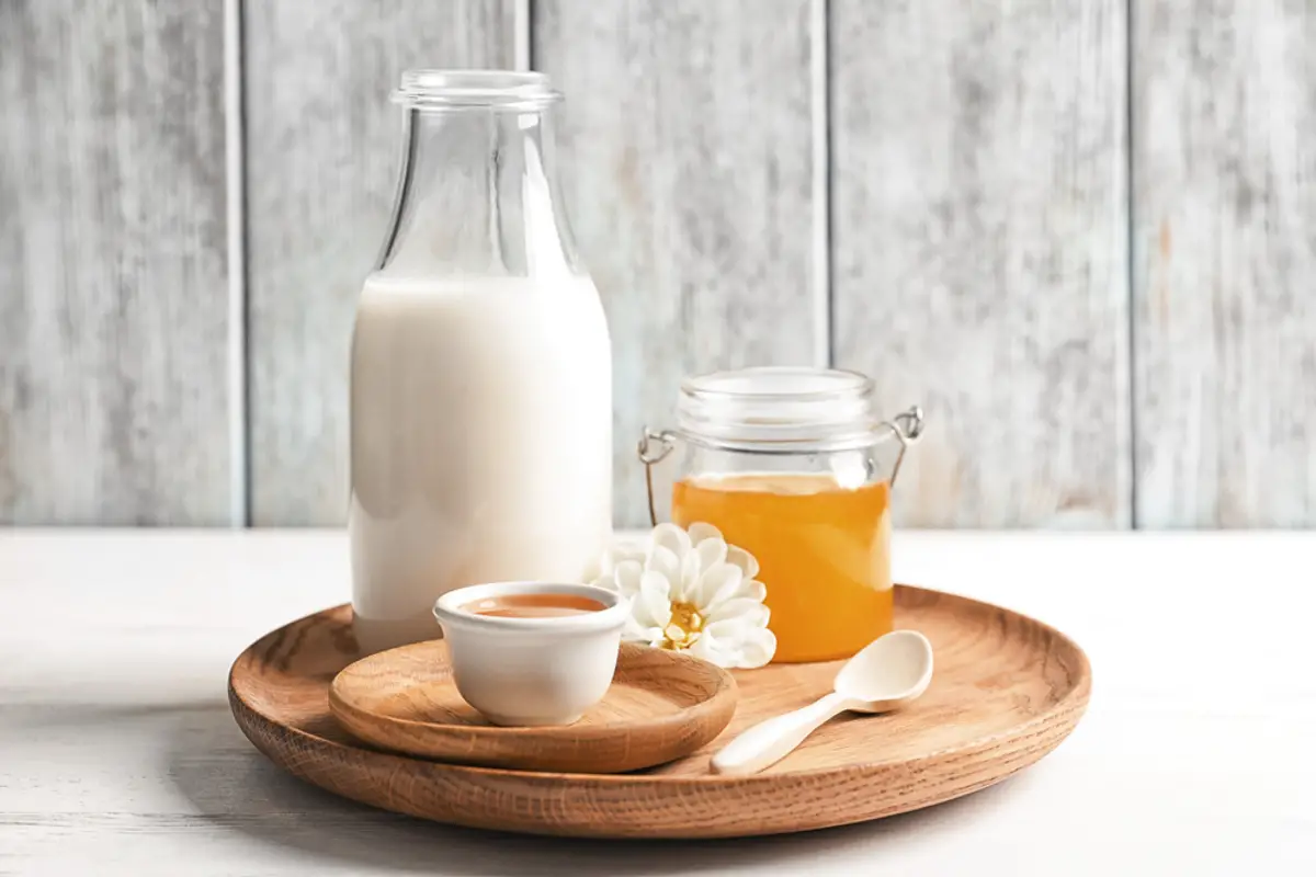 bálsamo de leche y miel
