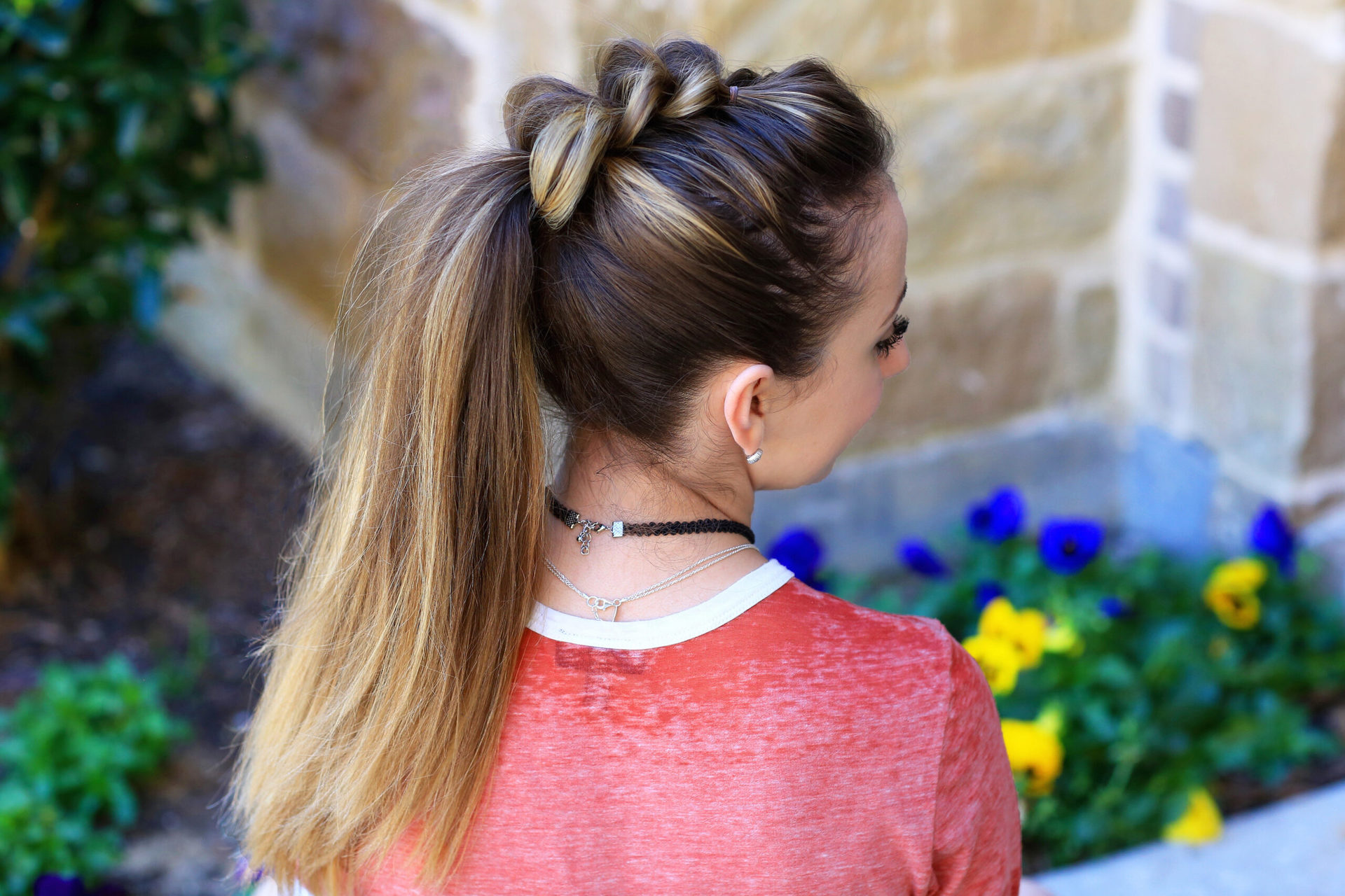 Trenzas con cola de caballo 26