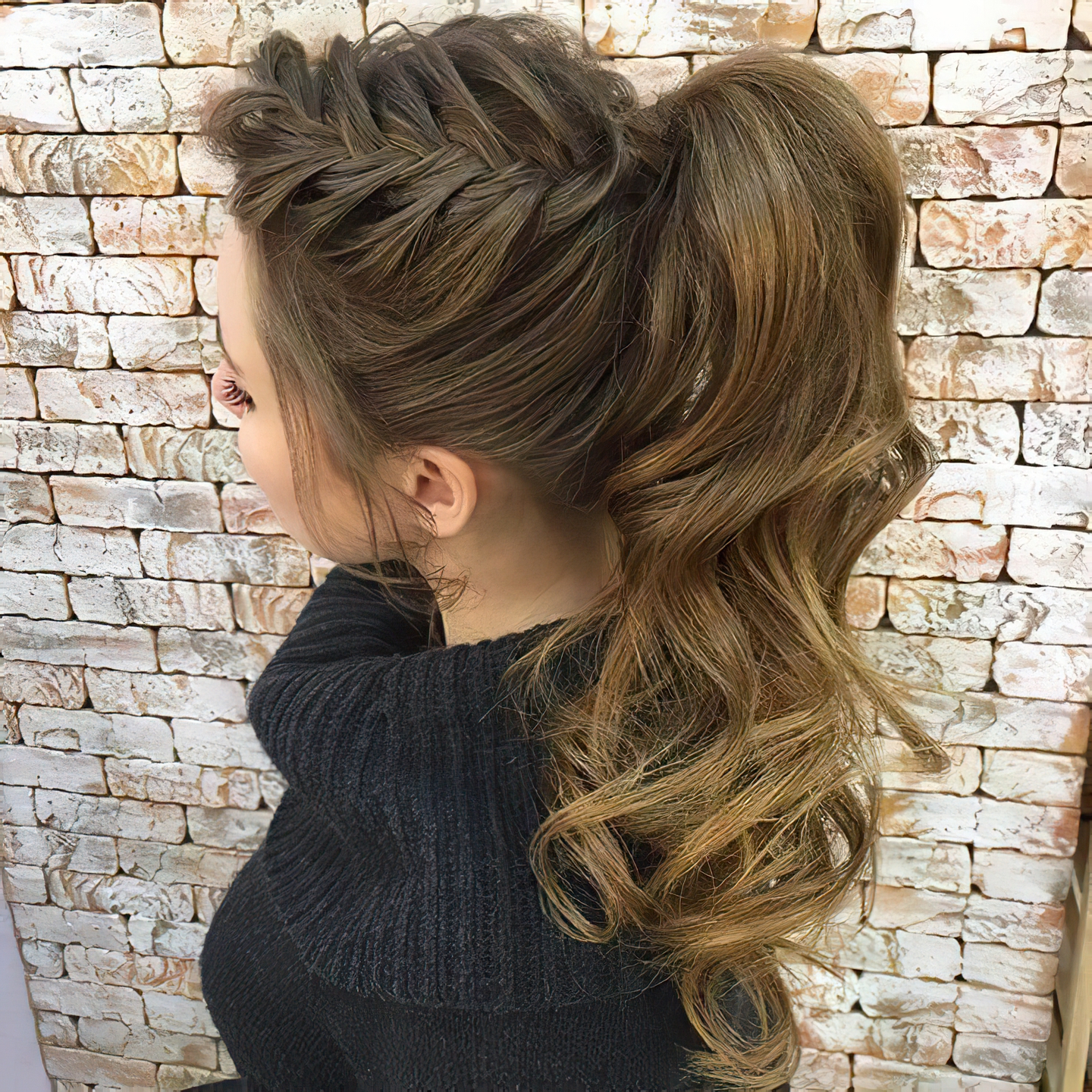 Trenzas con cola de caballo 27