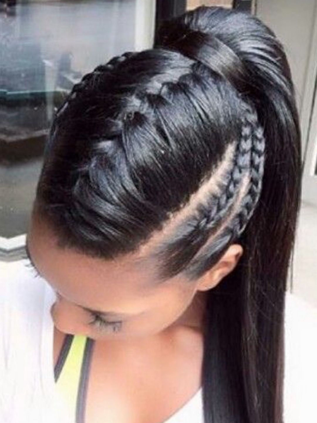 Trenzas con cola de caballo 3