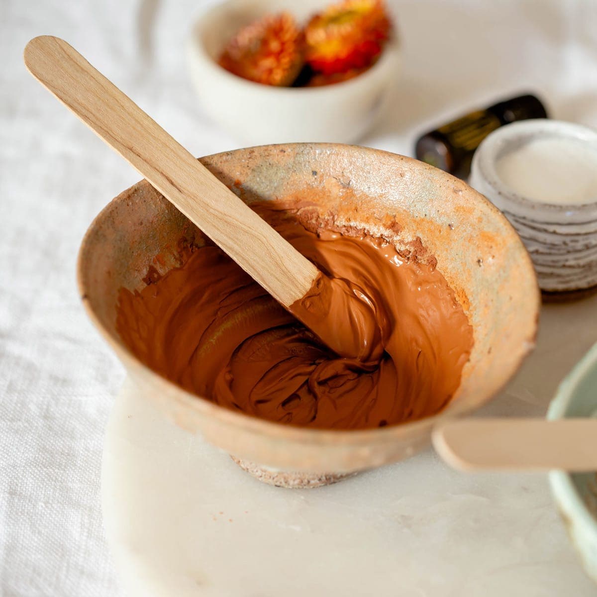 mascarilla de arcilla roja receta