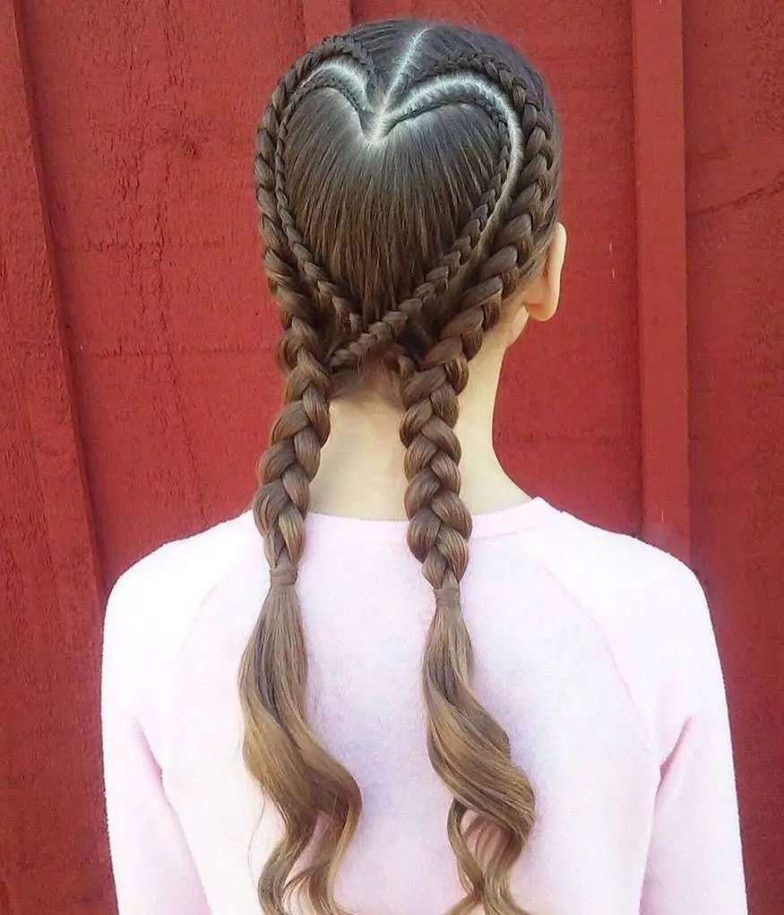 trenza de corazon 14