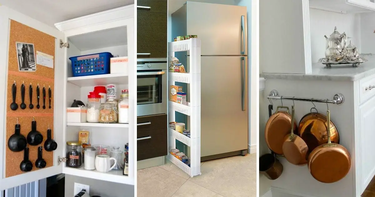 ideas para organizar la cocina pequeña