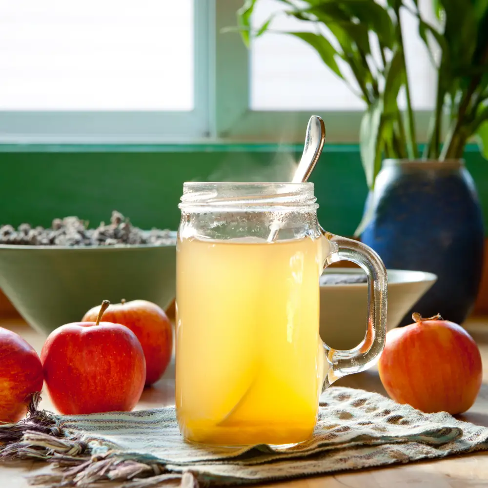 remedios caseros garganta irritada infusion de vinagre de manzana