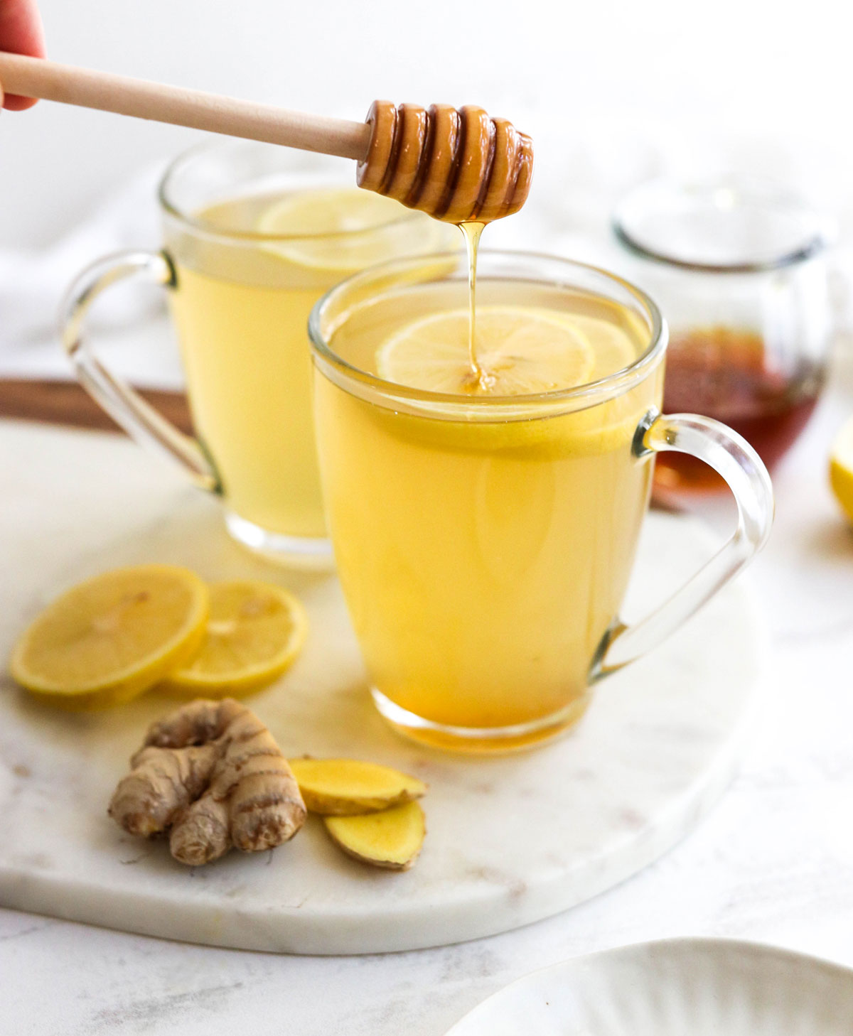 té de jengibre y miel