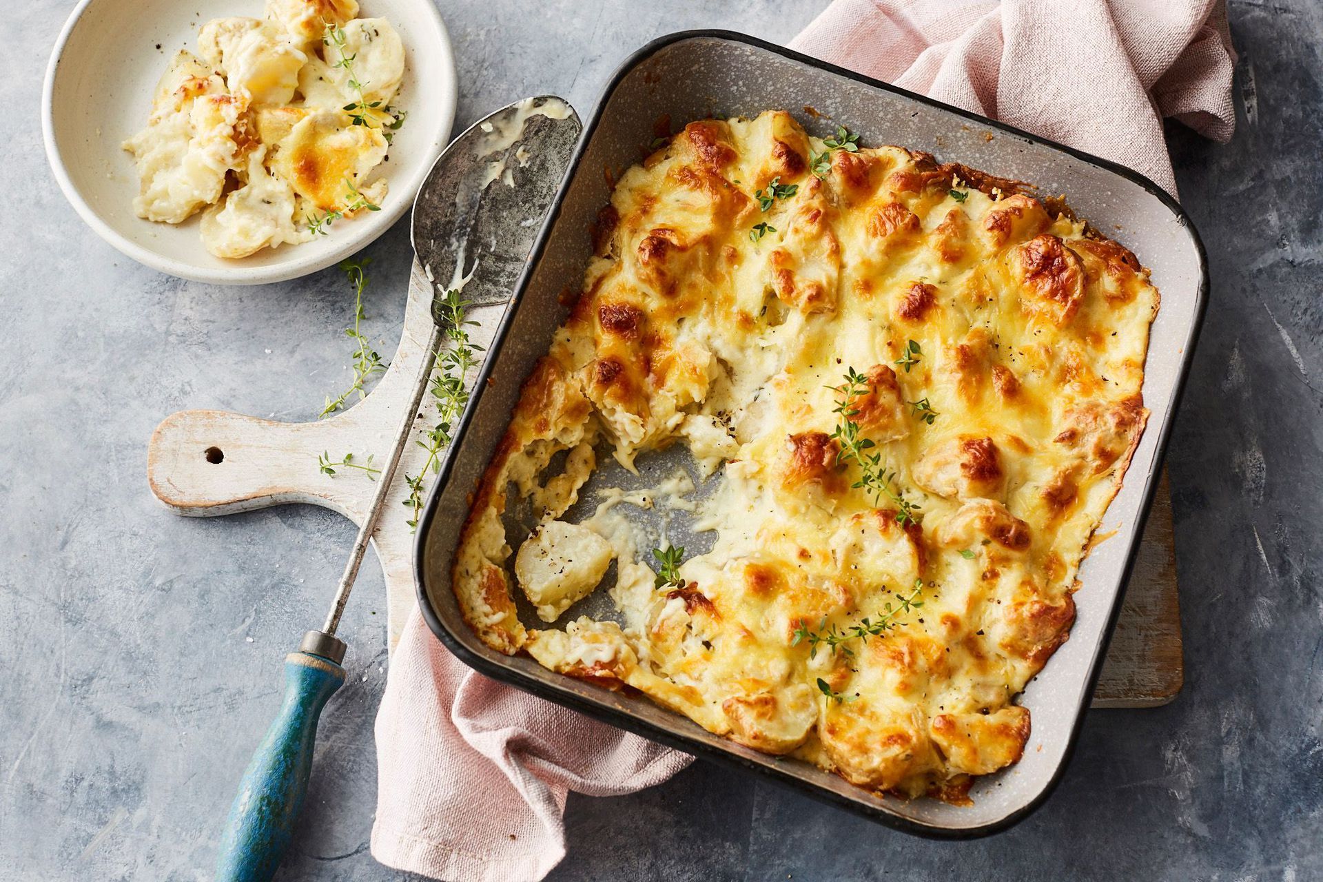 papas gratinadas al horno salsa blanca