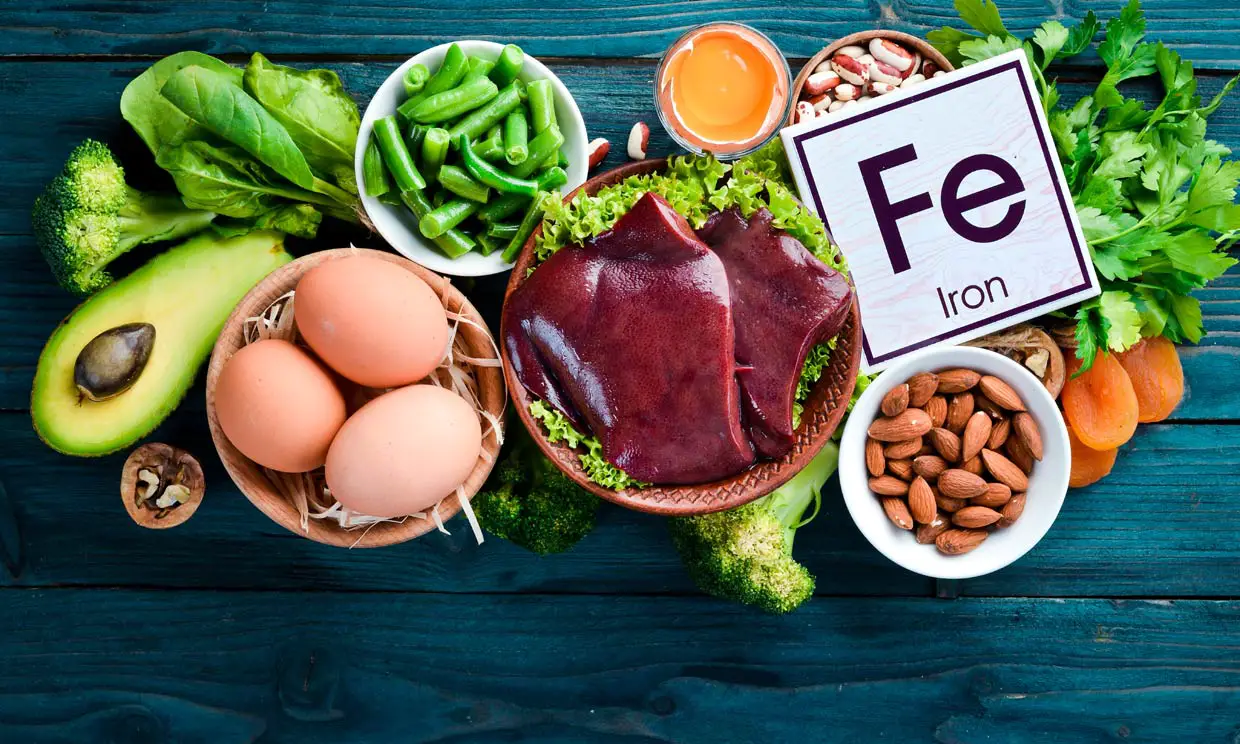 alimentos con hierro en la dieta