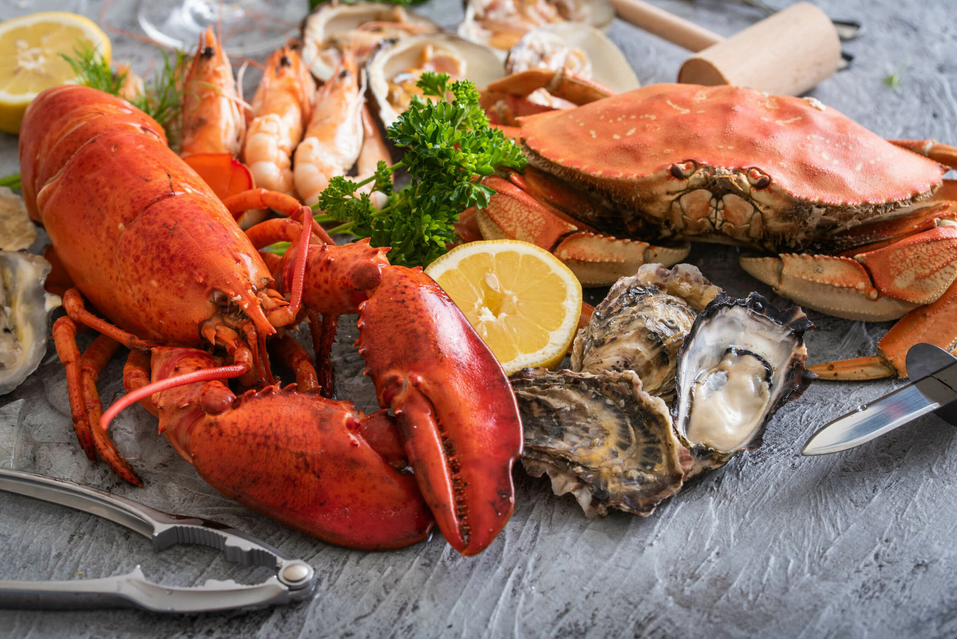 alimentos con hierro mariscos