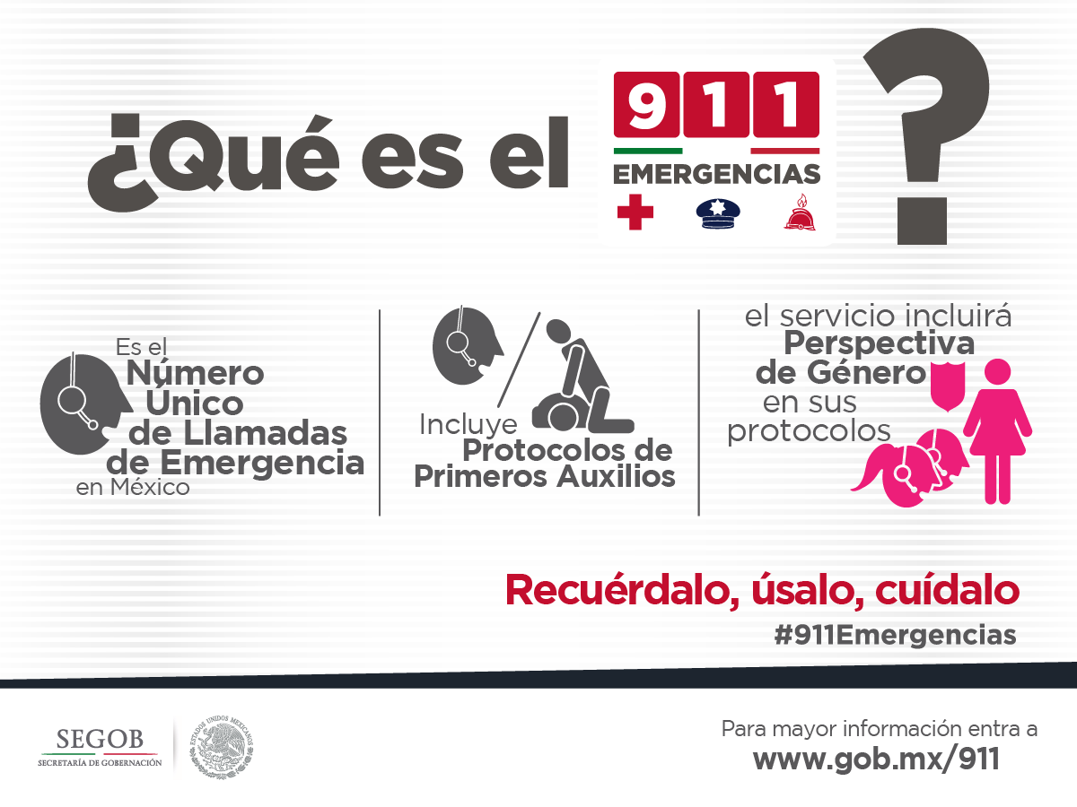Cuales son los numeros de emergencia en Mexico conocelos