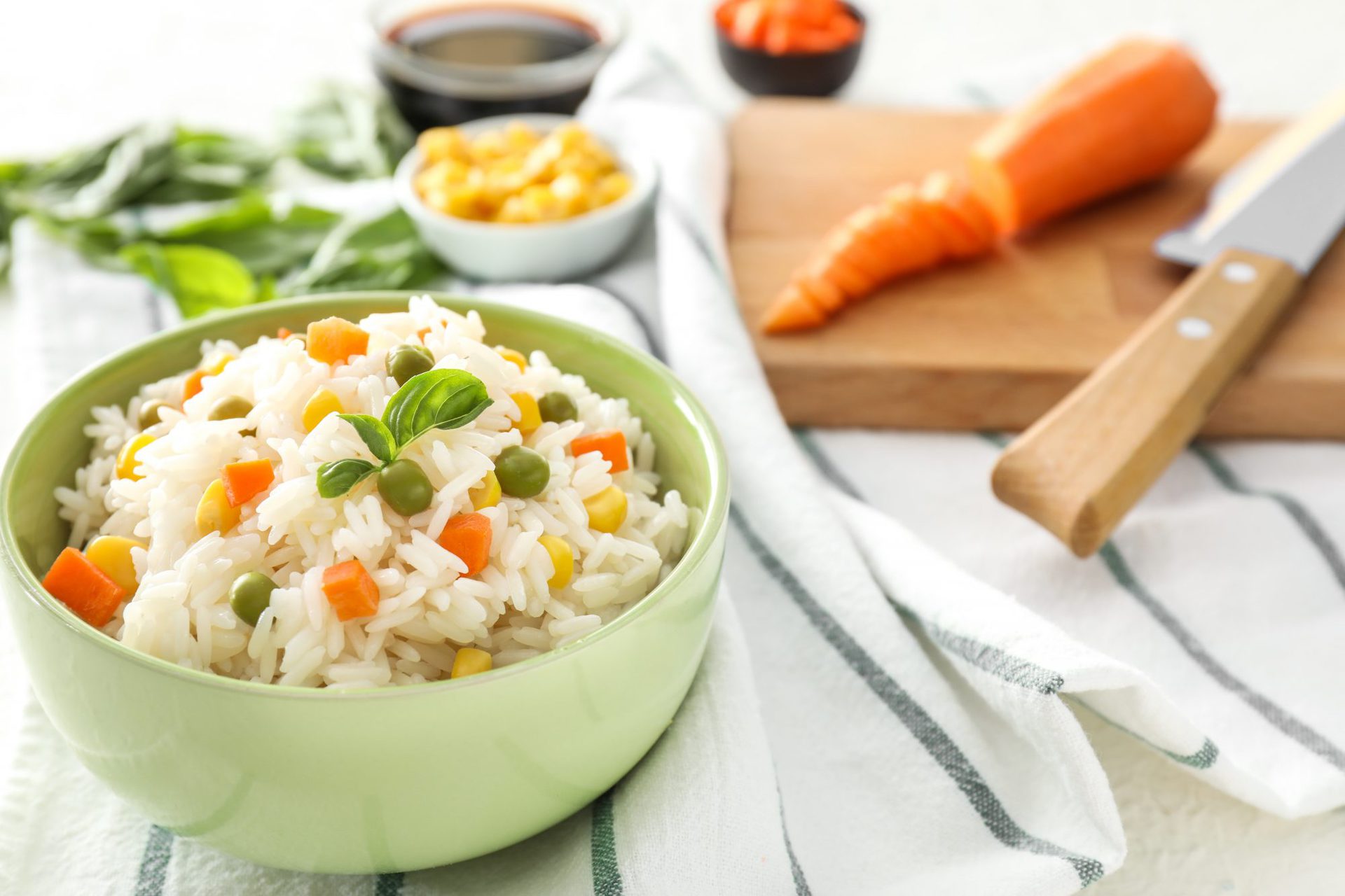 Recetas nutritivas y fáciles de preparar Arroz con verduras