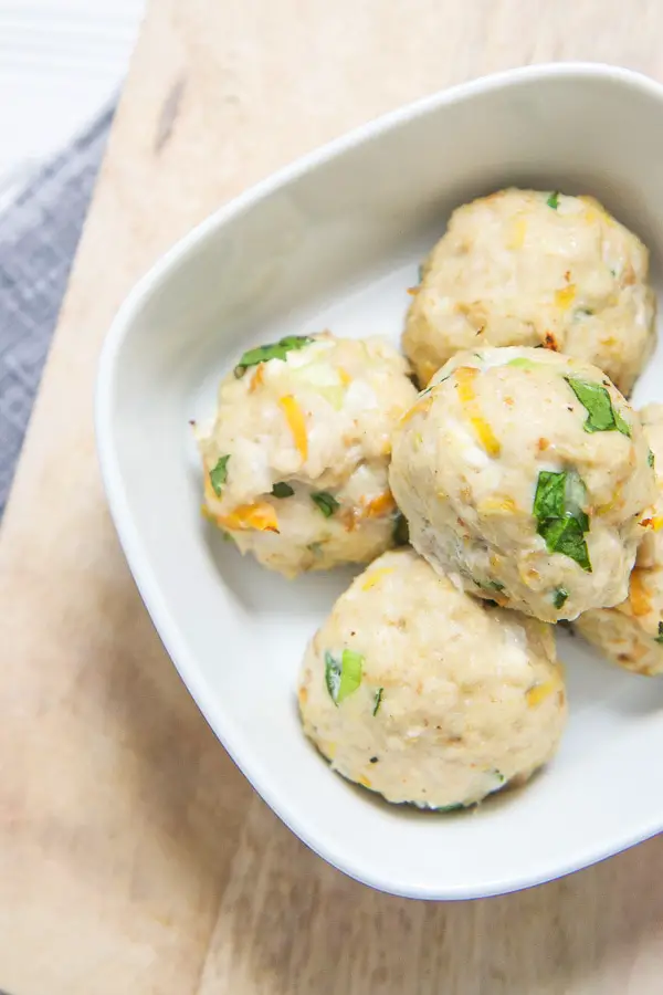 mini albondigas de pollo