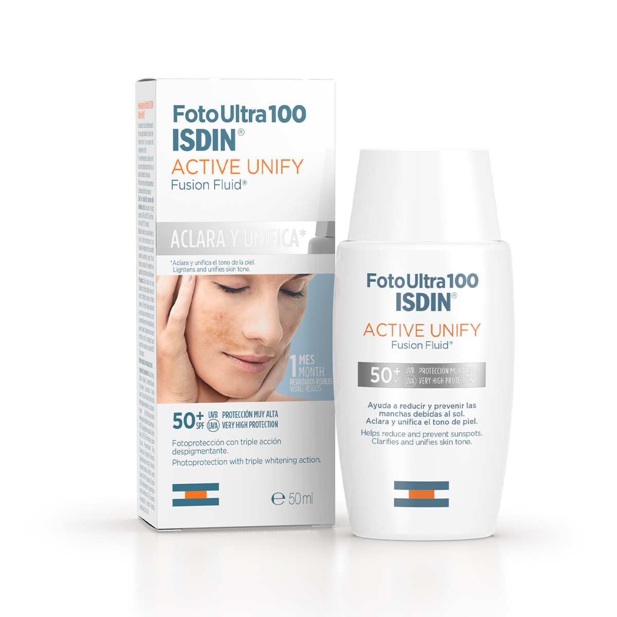 protector solar dermatologico ISDIN-Active-Unify-Fusion-Fluid